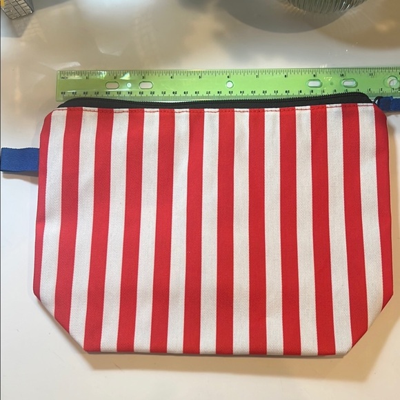 NWT IKEA Red Striped and Blue Polka Dot Cosmetic Pouches Set of 2 Cute Gift Set - Picture 10 of 16